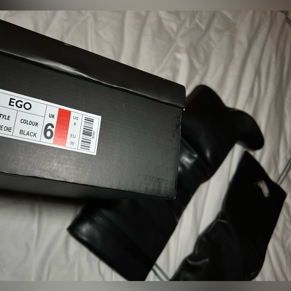 BRAND NEW NEVER WORN black padlock boots from EGO OFFICIAL - Picture 3 of 5